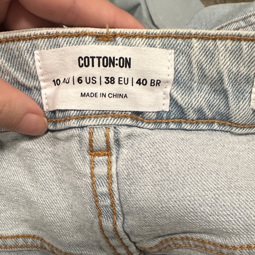 Cotton On Light Blue Flare Jeans - Picture 5 of 5